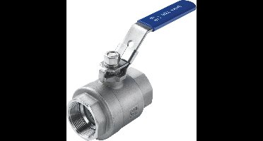 RVS316 kogelafsluiter-kogelkraan 2-weg 1″ BSP