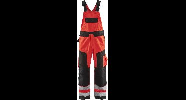 Blaklader Bretelbroek High Vis 2660-1804 - High Vis Rood/Zwart - C158