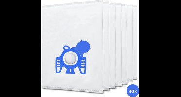 30x Stofzakken geschikt voor Miele Type GN Stofzuigerzakken / 3-Laags / Kwalitatief - Complete C2 & C3 - Stofzak Stofzuiger zak - Synthetisch 3D efficiency Stofzuigzakken