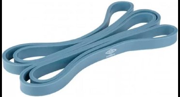 Umbro Power Band 15 kg - Weerstandsband 208 x 4,5 x 0,5 cm - Fitness Elastiek voor Krachttraining en Revalidatie - Gesloten Lus - Blauw