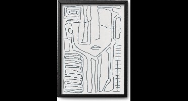 Abstracte poster Handshake - A3 - 30 x 42 cm - Exclusief lijst  - Kunst - Hoogwaardige abstracte poster - Illustratie - ArtStract - Abstracte kunst Online - Abstracte posters