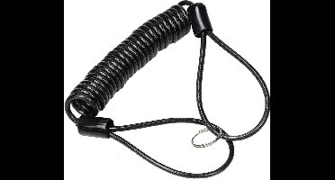Stahlex Staalkabel met lussen - 2 meter x 4 millimeter - geplastificeerd - kabelslot - terraskabel