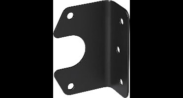 ProPlus Gehoekte stekkerdooshouder - Metaal - 9,4 x 6,3 cm - Zwart - Voor 7 en 13-polige stekkerdozen