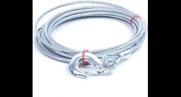 Topgear Lierkabel met Haak - 6 mm x 10 meter