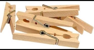 Benson Wasknijpers Hout - Was knijpers - 50 stuks
