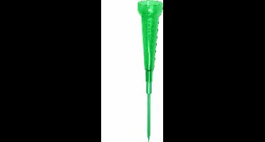 Benson Regenmeter - Liter en mm Aanduiding - Groen - Inclusief Spies - 24 cm