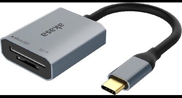 Akasa USB 3.2 Type-C Dual Card Reader, SD/microSD