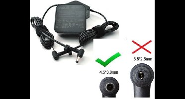AC adapter PRO 19V 3.42A 65W voor AsusPro BU400 BU400A PU551 PU551L PU551LA PU551LD PU551J PU551JA.