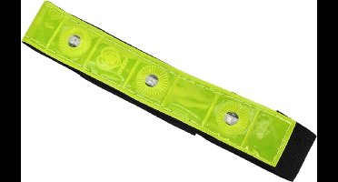 Rood Lichtgevende LED Veiligheidsband - 2 Stuks - Inclusief Batterij | Knipperend of Brandend Licht