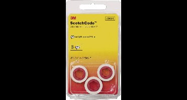 Scotchcode kabelmarkeerder-navulrollen 80-6114-2804-8 Wit, Geel 3M