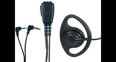 Albrecht Lapel Microphone Pmr Pmr446 Ae 24 Hoofdtelefoon Zwart