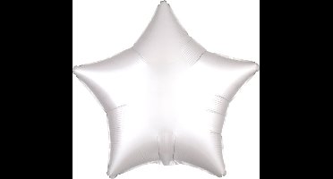 Folie ballon ster wit | niet gevuld