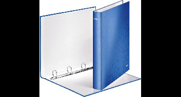 Ringband Leitz 4-ringen van 25mm D-Ring Blauw