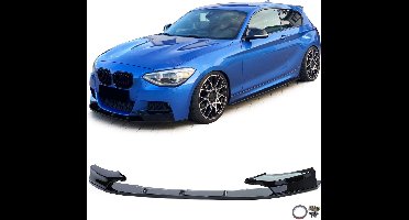 Spoiler Splitter Voor Bmw 1 Serie F20 F21 2012 t/m 2015 M Pakket glans Zwart 120 125 130 135 M