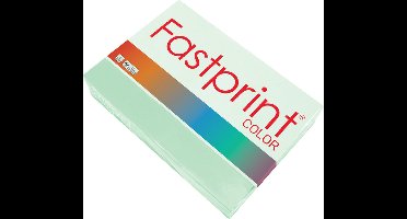 Kopieerpapier Fastprint A4 80gr appelgroen 500vel - 5 stuks