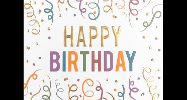 Kaart - Daisy - Happy Birthday - Met Envelop - 1 Stuk