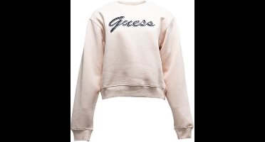Guess Alona Dames Sweat Shirt - Licht Roze - Maat XS