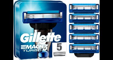 Gillette Scheermesjes Mach3 Turbo - 5 stuks