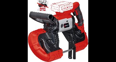 Einhell Accu Bandzaag TE-MB 18/127 Li Solo - Power X-Change - 18 V/Li-Ion - Zaagsnelheid: 120 m/min - Zaaghoogte: 115 mm - Zaagbreedte: 127 mm - Hoekverstelling 0° tot 47° - Incl. 2x zaagband - Excl. accu en lader