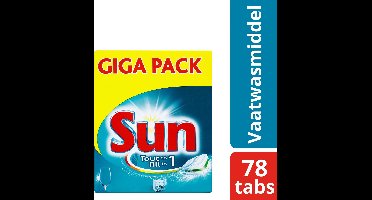 Sun All in 1 - 78 stuks - Vaatwastabletten