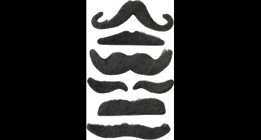 Eddy Toys Assortiment Plaksnorren 6 Stuks Zwart