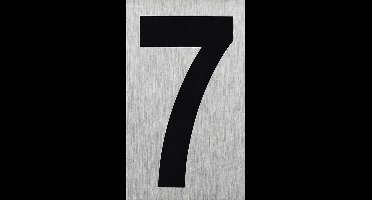 Seilflechter Aluminium deurbordje - Nummer "7" - 100 x 60 mm - Strakke look