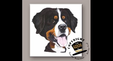 Tegel Hond Berner Senner