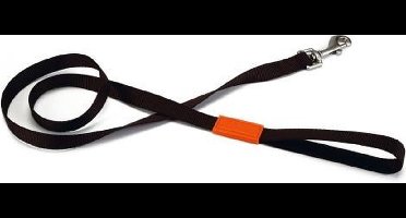 Beeztees nylon looplijn donkerbruin 120 x 15