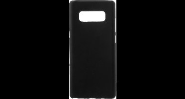 Shop4 - Samsung Galaxy Note 8 Hoesje - Zachte Back Case Mat Zwart