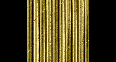 Papieren Rietjes Goud - 10 Stuks