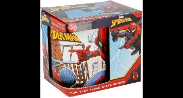 Mok Spiderman Great Power Keramisch Rood Blauw (11.7 x 10 x 8.7 cm) (350 ml)