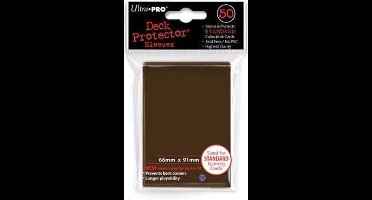 Speelgoed | Kaartspel - Sleeves Brown 50 D12