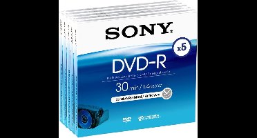 Sony DMR30A - 5 x DVD-R (8cm) - 1.4 GB - storage media