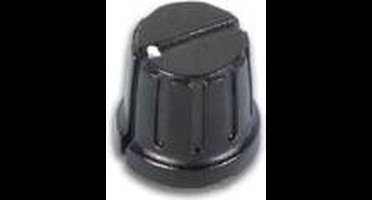 Knop (Zwart Met Witte Punt 15.5Mm/3Mm)