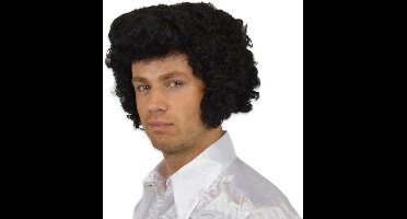 Rockstar pruik zwart