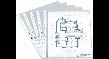 Durable geperforeerde showtas formaat A4 11-gaats perforatie