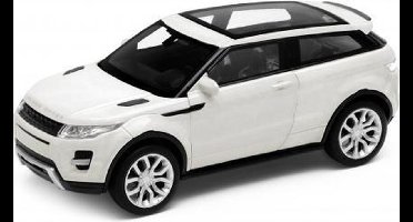Welly Metalen Land Rover Evoque wit 12 Cm