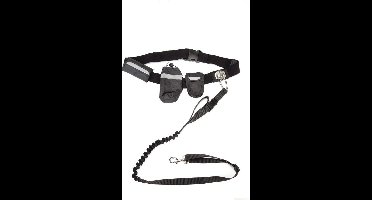 Beeztees Handsfree Joggingset - Hondensport - Nylon - Zwart