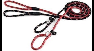 Beeztees - Hondenriem - Sliplijn - Rood - 170 cm x 13 mm