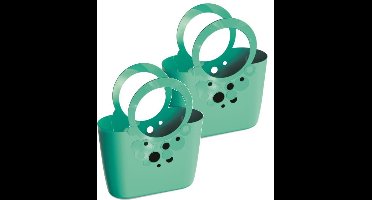 Tas Bag Bloempot Lily 24x12x28cm TURQUOISE Prosperplast / 2 STUKS ! /