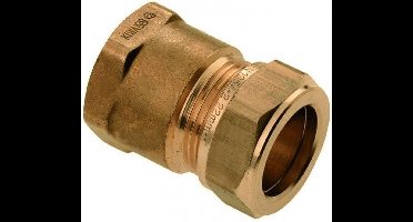 Bonfix knelkoppeling - Schroefbus - 1/2 x 12mm - Messing