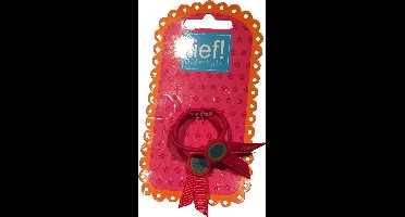 Haarelastiekjes Knoop Rood - Lief Lifestyle‎‎