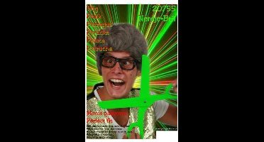 Herenpruik grijs inclusief bril