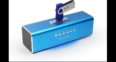 MP3-speler MusicMan MA soundstation - Blauw
