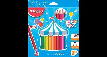 COLOR'PEPS kleurpotlood EARLY AGE - in ophangdoos x 18