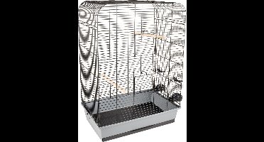 FLAMINGO Grasparkietenkooi Marja 54x34x75 cm zwart