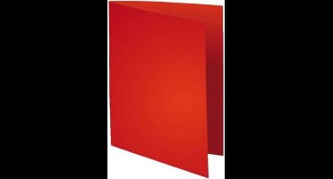 Vouwmap Exacompta Flash A4 80gr Rood