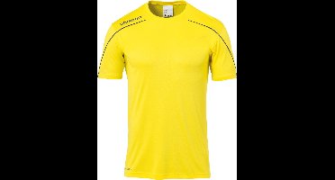Uhlsport Stream 22 Teamshirt Junior Sportshirt - Maat 140  - Unisex - geel/zwart