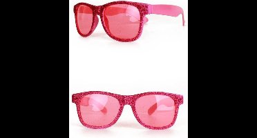 Bril glitter roze