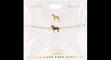 Depesche armband goud plated vriendschapssieraad voor kinderen.